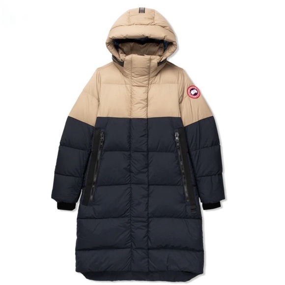 Canada Goose Jackets & Blazers - Canada Goose Two-Tone Parka - Tan and Black